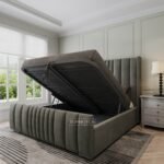 Manhattan Bed Frame with Lines - Image 3