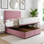 Modern Upholstered Panel Ottoman Divan Bed