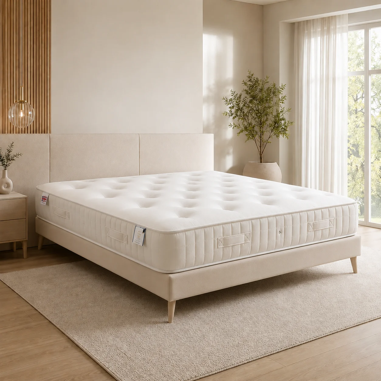 Orthopaedic Pocket Sprung Mattress Clayton 1000 Pocket Sprung Mattress – Medium feel - Image 1
