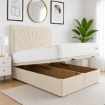 Luxury Sunburst Ottoman Storage Divan Bed