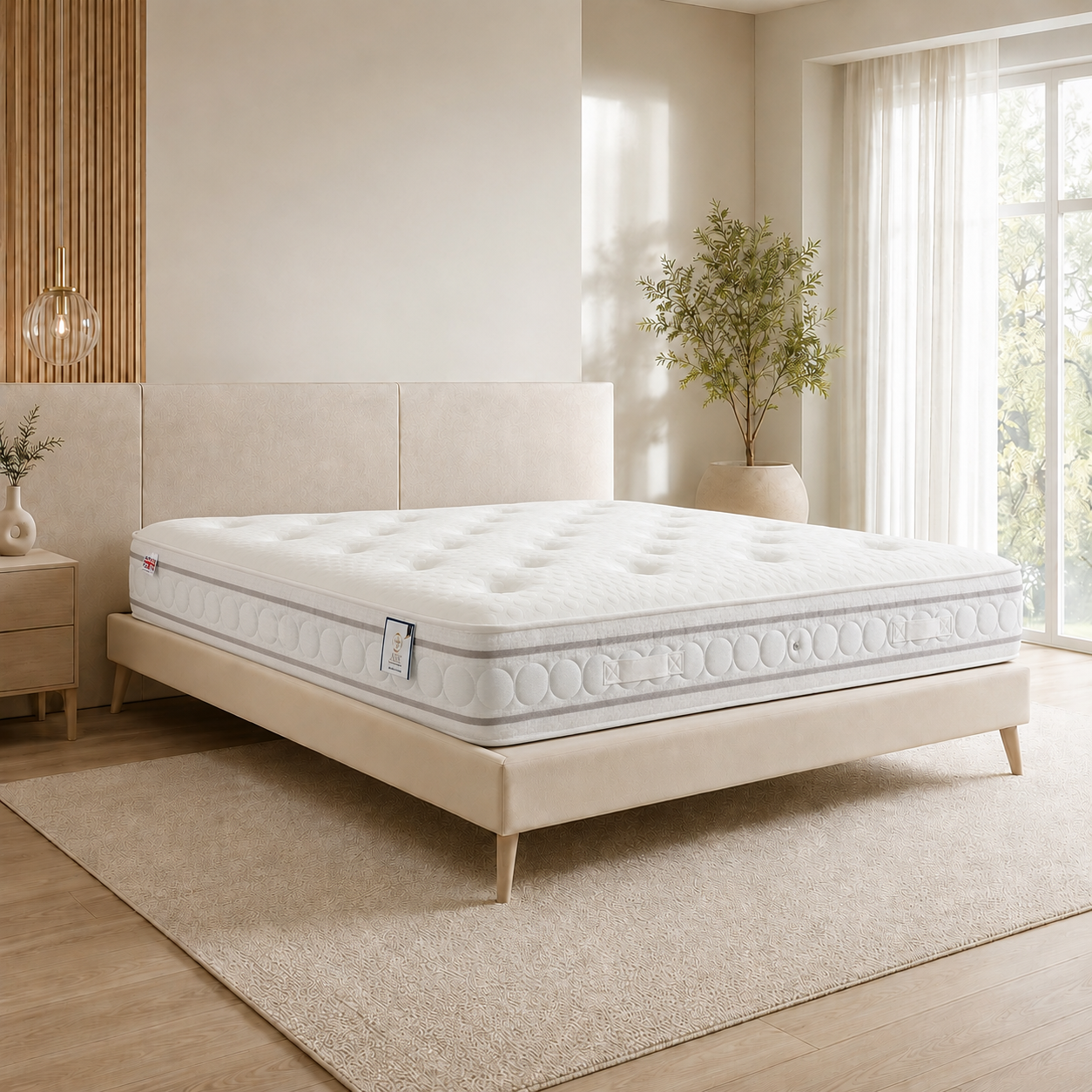 f132680e-8bc2-4b9e-b375-fa5909318dbf.png Wilson 1000 Pocket Dual Sided Sprung Mattress - Soft to Firm - Image 1